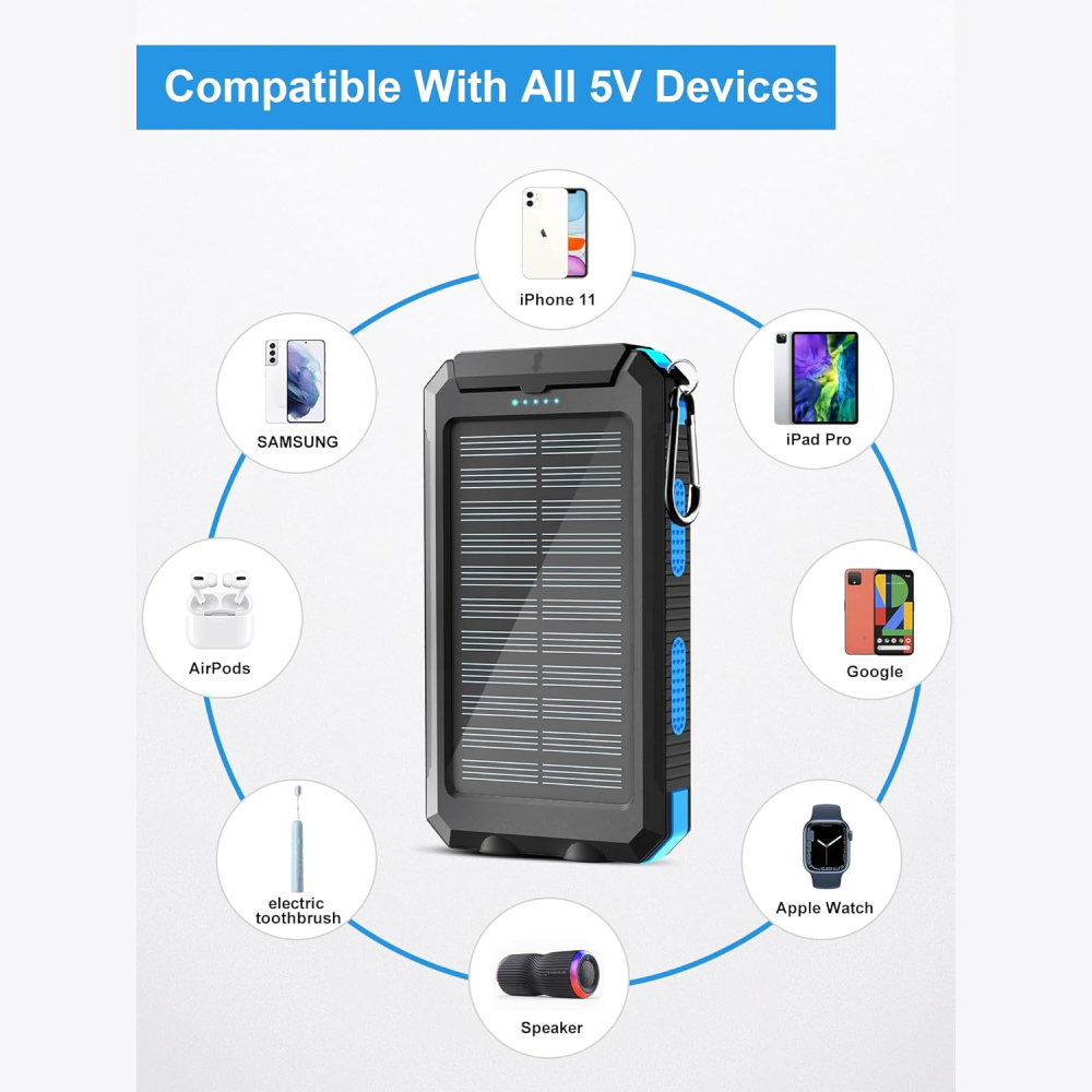 Miniatura 7 de Power Bank Solar 16800mah Cargador 2usb